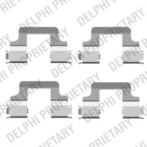 Compre 8P0615231A VAG Kit de molas de fixação de sapatas de disco traseiras