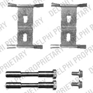 Kit de molas de fixação de sapatas de disco dianteiras VAG 7L0698269A
