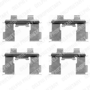 Kit de molas de fixação de sapatas de disco dianteiras 5523560B00 Suzuki