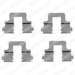 Compre 1K0615231 VAG Kit de molas de fixação de sapatas de disco traseiras