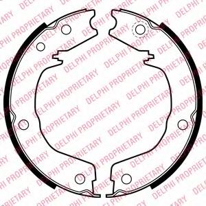 Sapatas do freio de estacionamento Mitsubishi Pajero V90