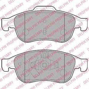 Sapatas do freio dianteiras de disco Delphi LP2152 preço, a partir de 32,78 USD