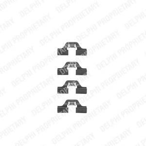 Kit de molas de fixação de sapatas de disco traseiras VAG 1J0615231