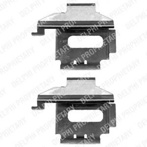 Compre 0004217091 Mercedes Kit de molas de fixação de sapatas de disco dianteiras