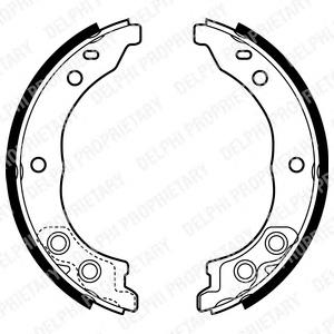 Compre 616083 Opel Sapatas do freio de estacionamento