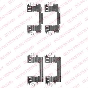Kit de molas de fixação de sapatas de disco dianteiras Quick Brake 1091757 preço, a partir de 21,18 USD