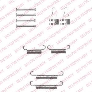 BBK6278 Borg&beck Kit de reparação dos freios traseiros