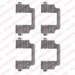 Kit de reparação das sapatas do freio ERT 420270