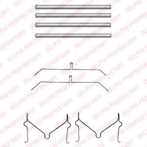 Kit de reparação das sapatas do freio 1701Q ABS