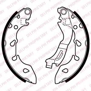 Sapatas do freio traseiras de tambor Fiat/Alfa/Lancia 77366214 preço, a partir de 34,34 USD