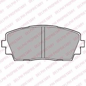 581011YA35 Hyundai/Kia Sapatas do freio dianteiras de disco