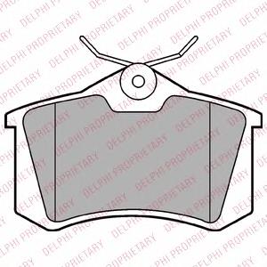 Sapatas do freio traseiras de disco Delphi LP2254 preço, a partir de 26,71 USD