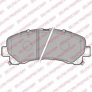 Sapatas do freio dianteiras de disco Delphi LP2229 preço, a partir de 31,93 USD
