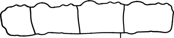 Vedante de tubo coletor de admissão Ajusa 13228200