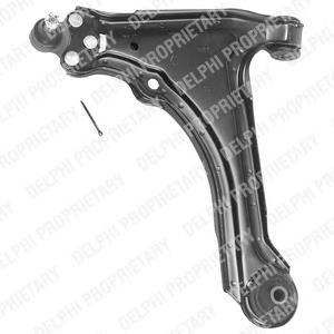 TC648 Delphi Braço oscilante inferior esquerdo de suspensão dianteira