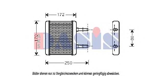 Compre AH171000P Mahle Original Radiador de forno (de aquecedor)