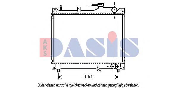 Radiador de esfriamento de motor Suzuki 1770066D01