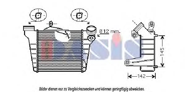 Compre 6Q0145805E VAG Radiador de intercooler