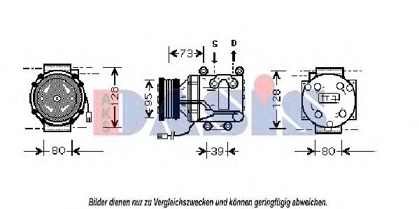 Compressor de aparelho de ar condicionado PSH 090145024876