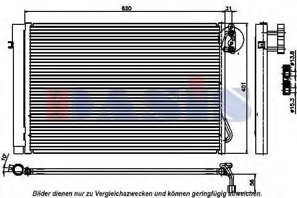 64539206300 BMW Radiador de aparelho de ar condicionado