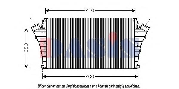 Radiador de intercooler Opel 6302041