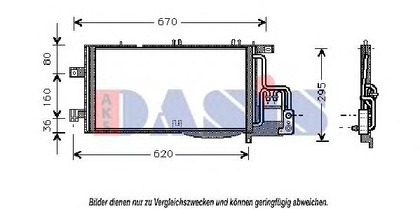 Radiador de aparelho de ar condicionado 93177423 Opel