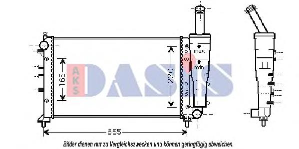 Compre 51724188 Fiat/Alfa/Lancia Radiador de esfriamento de motor