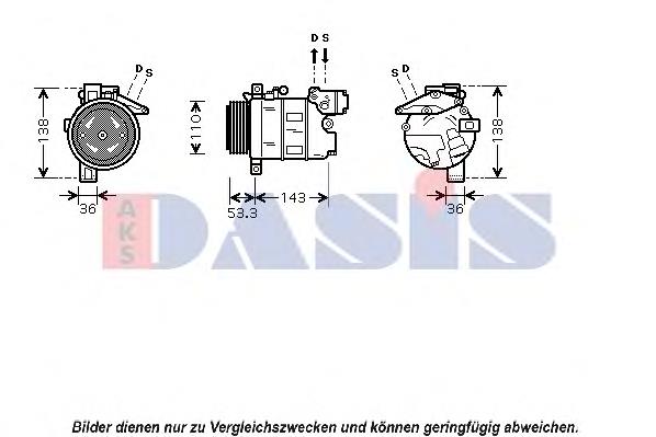 Compressor de aparelho de ar condicionado 3R40045010 BMW