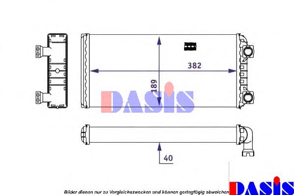 85104947 Volvo Radiador de forno (de aquecedor)