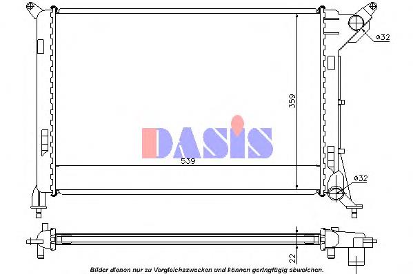Radiador de esfriamento de motor 17107535902 BMW