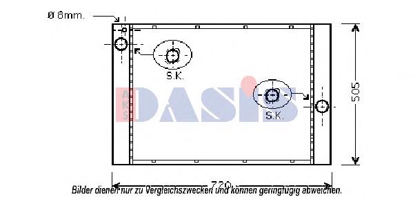 Radiador de esfriamento de motor BMW 7519212