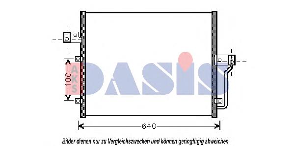 Radiador de aparelho de ar condicionado 6840009002 Ssang Yong