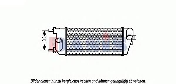 Radiador de intercooler 7750146 Kamoka