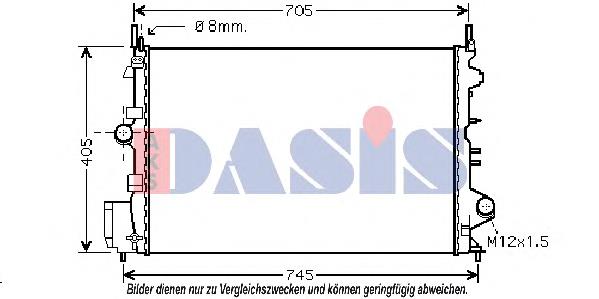 Compre 24418340 Opel Radiador de esfriamento de motor