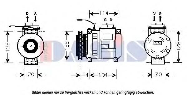 Compressor de aparelho de ar condicionado G311550020100 Fendt
