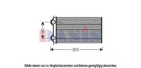 8FH351000621 HELLA Radiador de forno (de aquecedor)