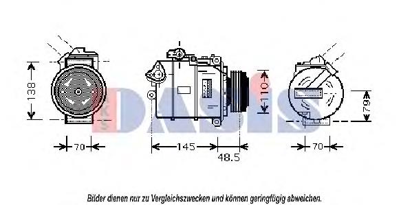 Compressor de aparelho de ar condicionado BMW 4472208029 preço, a partir de 95,88 USD