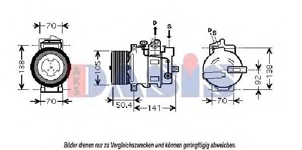 Compressor de aparelho de ar condicionado 4471500240 Mercedes