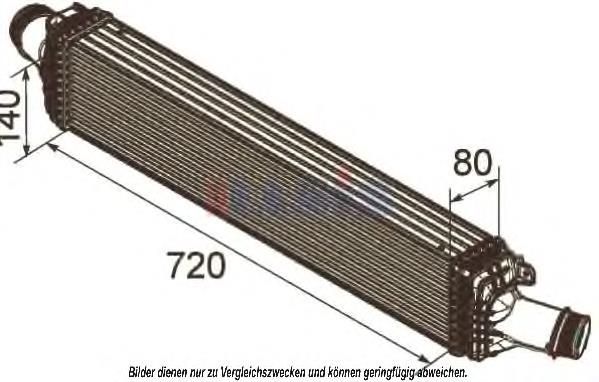 Radiador de intercooler DAA019TT Thermotec