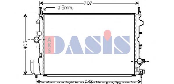 Compre 1300273 Opel Radiador de esfriamento de motor
