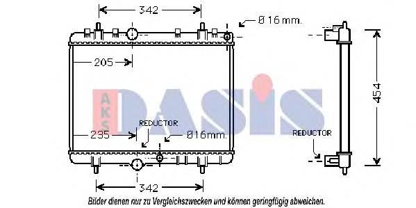 Radiador de esfriamento de motor Peugeot/Citroen P9680533480 preço, a partir de 40,86 USD