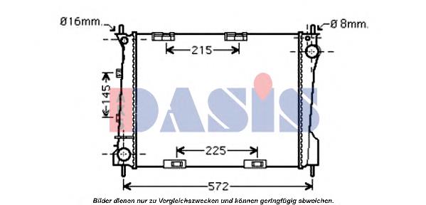 8200468913 Renault (RVI) Radiador de esfriamento de motor