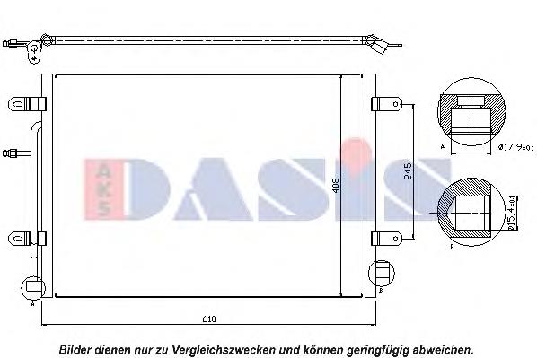 Radiador de aparelho de ar condicionado Maxgear AC848240 preço, a partir de 68,10 USD