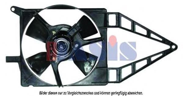 Ventilador elétrico de esfriamento montado (motor + roda de aletas) 0370140009 Depo/Loro/Abakus