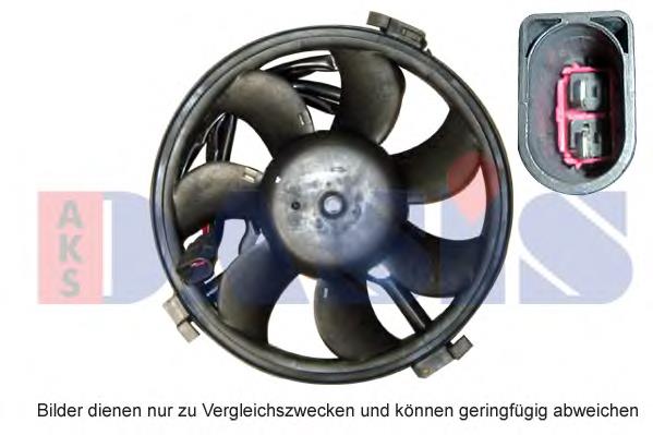 048700N Dasis Ventilador elétrico de esfriamento montado (motor + roda de aletas)