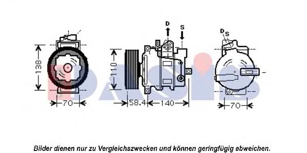 4472208413 VAG Compressor de aparelho de ar condicionado