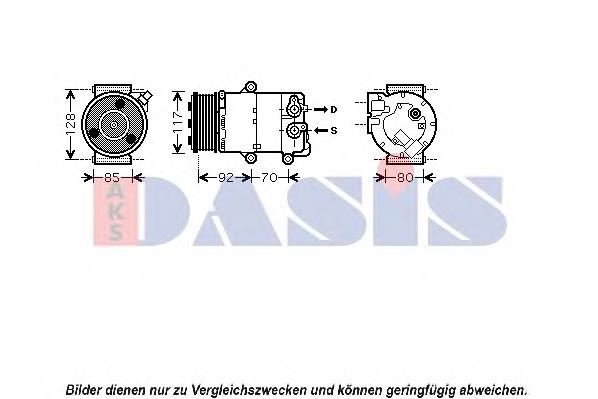 Compre 813739 VALEO Compressor de aparelho de ar condicionado