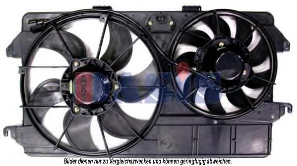 Difusor do radiador de esfriamento, montado com motor e roda de aletas 2T148C607EC Ford