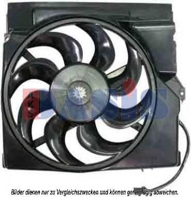 200723W2 Polcar Difusor do radiador de aparelho de ar condicionado, montado com roda de aletas e o motor