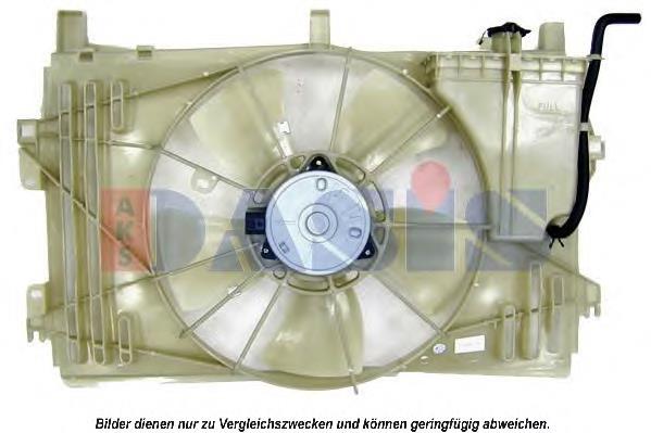 Difusor do radiador de esfriamento, montado com motor e roda de aletas Toyota 163630D040